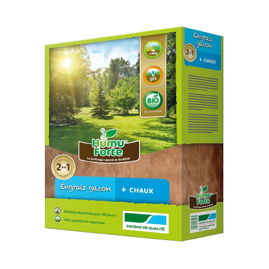ENGRAIS GAZON + CHAUX