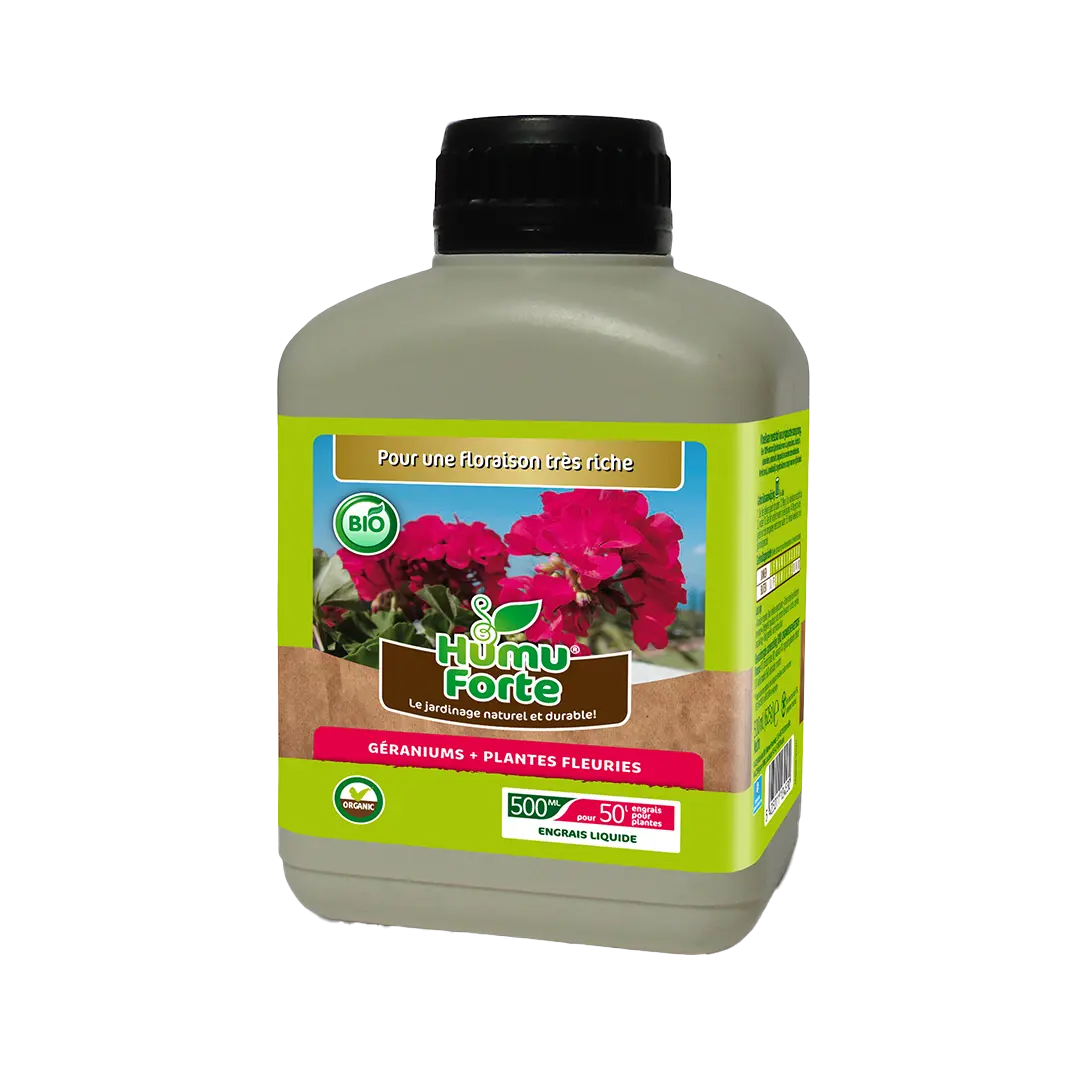 GERANIUMS + PLANTES FLEURIS LIQUIDE