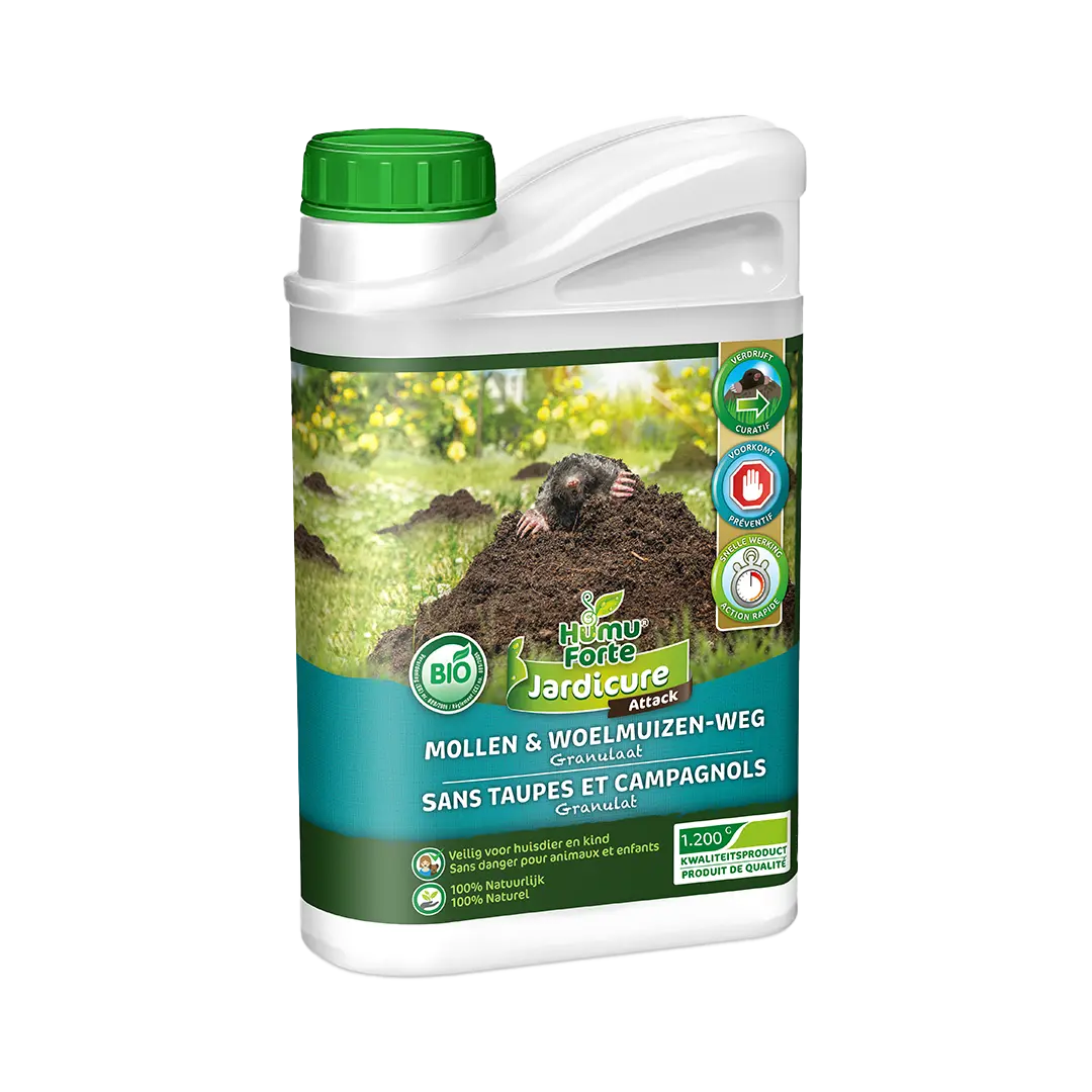 JARDICURE ATTACK ÉLOIGNE TAUPES ET CAMPAGNOLS